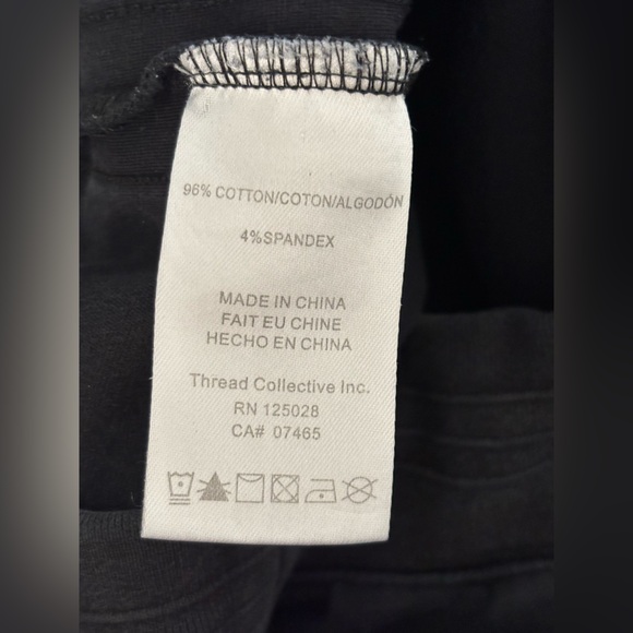 Psycho Bunny Men’s Jogger Sweatpants Black Multicolor Stripe Logo Size Small - Picture 10 of 10